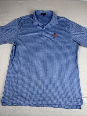 Kiawah Ocean Course Peter Millar Crown Crafted Polo Shirt L  Golf Preppy Light